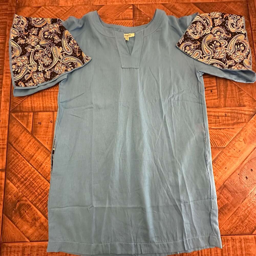 New! Hayden Los Angeles Blue V-Neck Dress - Picture 1 of 8
